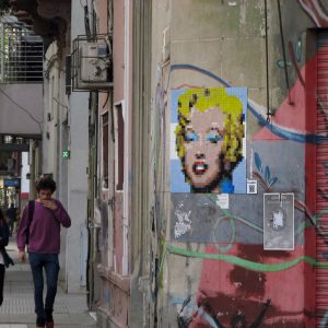 marilyn warhol buenos aires stretart mosaic pixelart 02