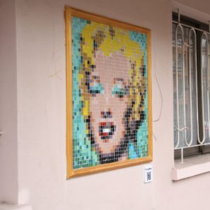 marilyn warhol stretart mosaic pixelart 03