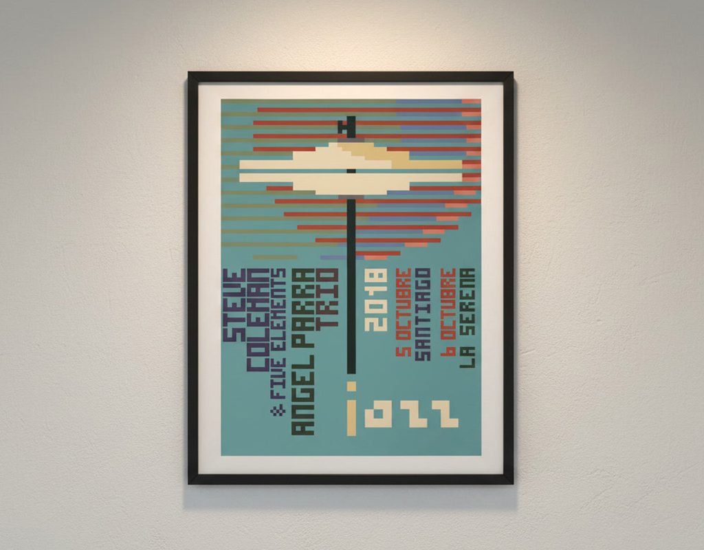 projects jazz festival by pixelart poster