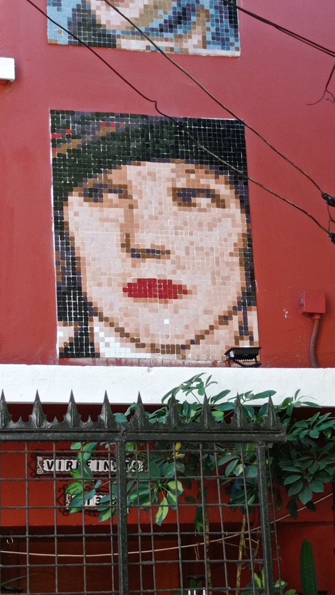retrato de lily camilo mori stretart mosaic pixelart 02