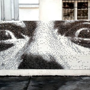 salvador dali pixelart mosaic 04