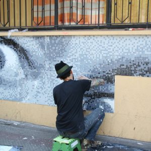 salvador dali pixelart mosaic streetart 03