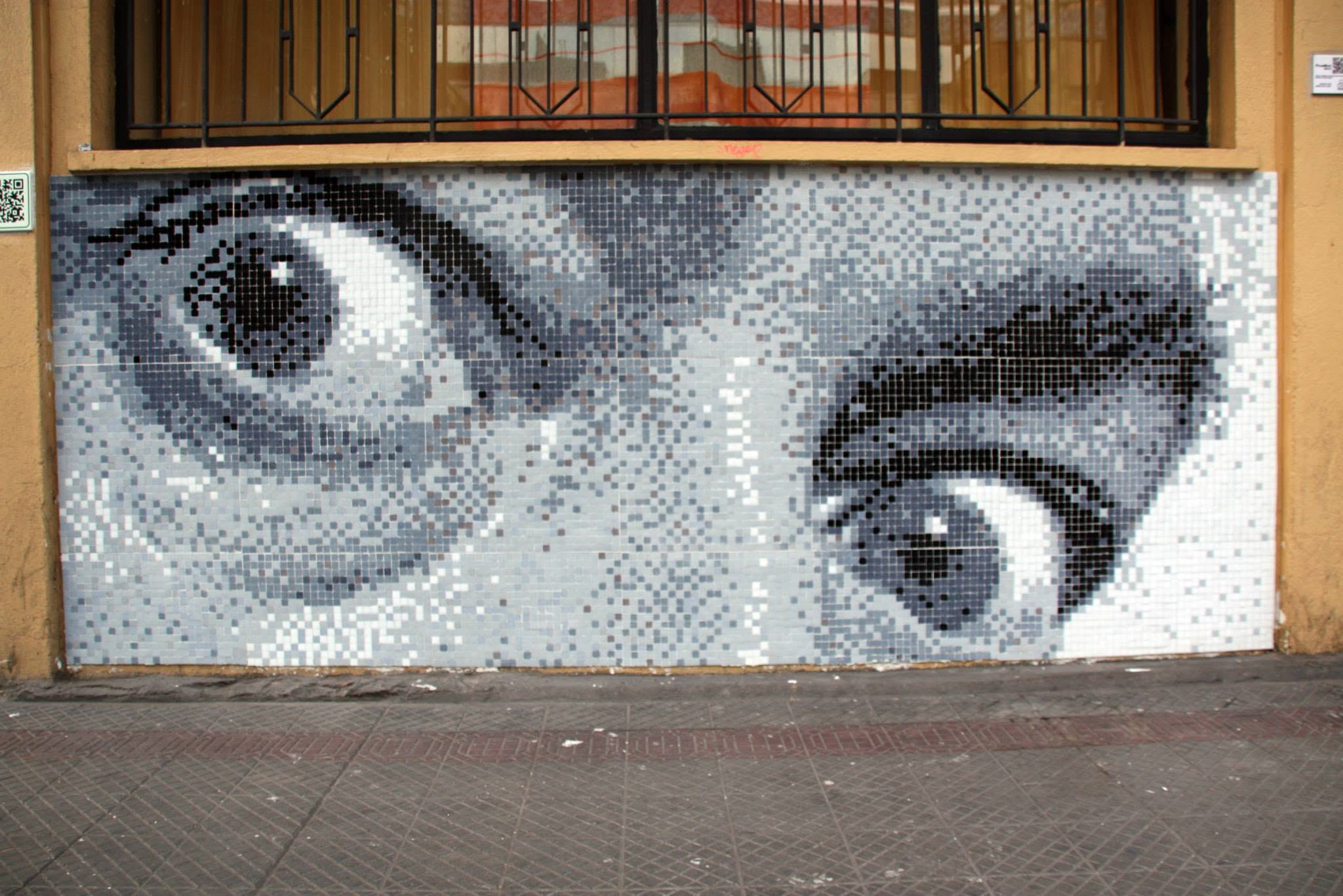 salvador dali pixelart mosaic streetart 04