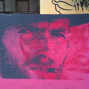 stencil clint esatwood pixelart streetart 03