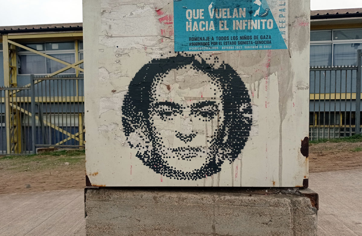 stencil frida khalo pixelart streetart 01