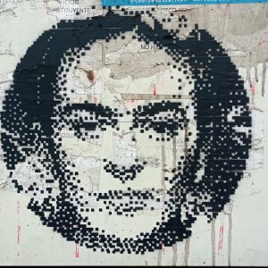 stencil frida khalo pixelart streetart 02
