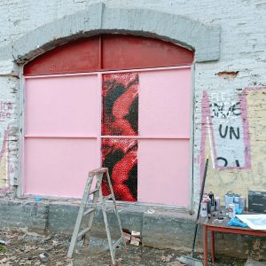 stencil la perrera pixelart streetart 02