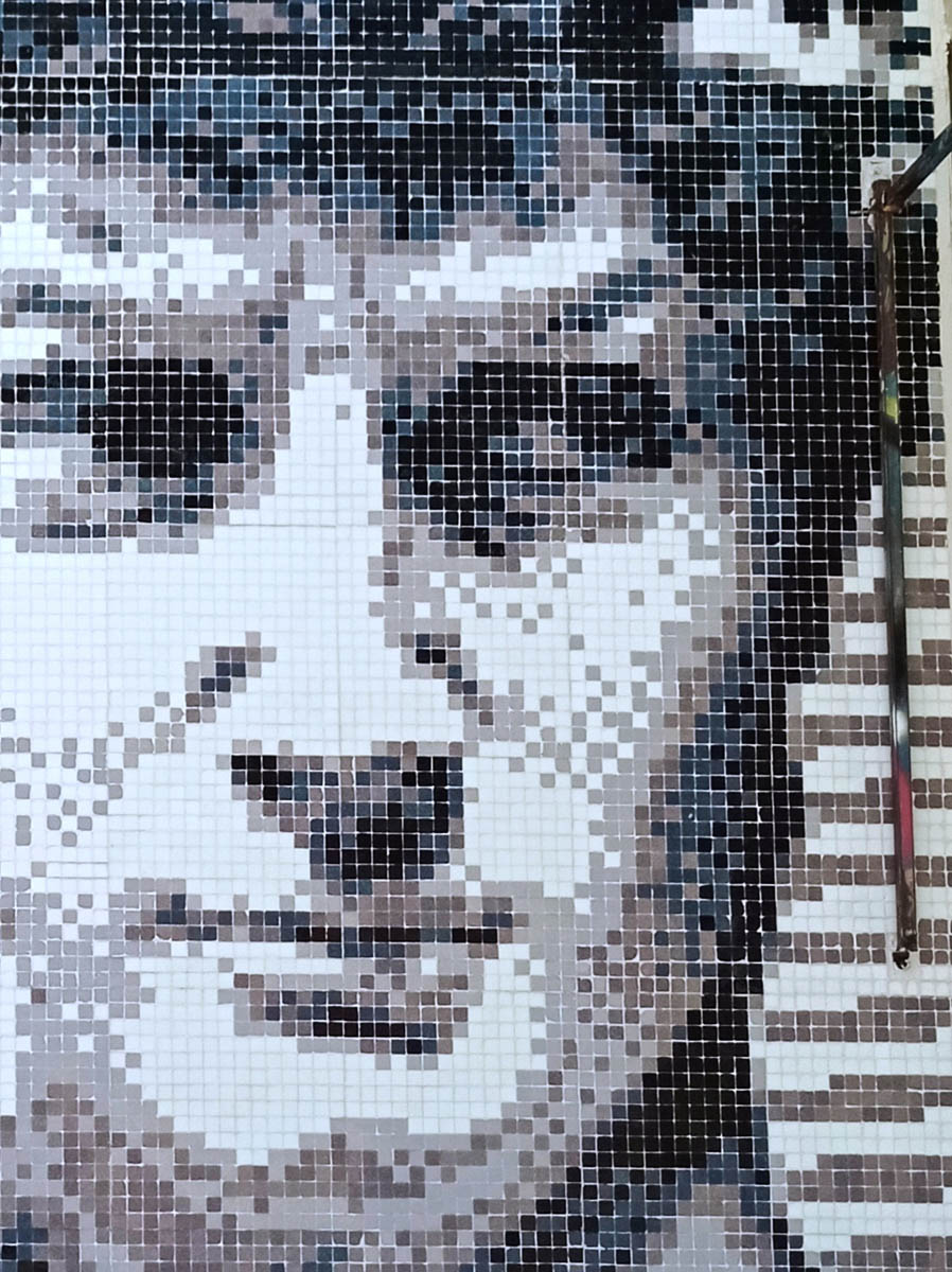 triple david pixelart mosaic streetart 02