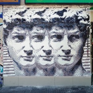 triple david pixelart mosaic streetart 04