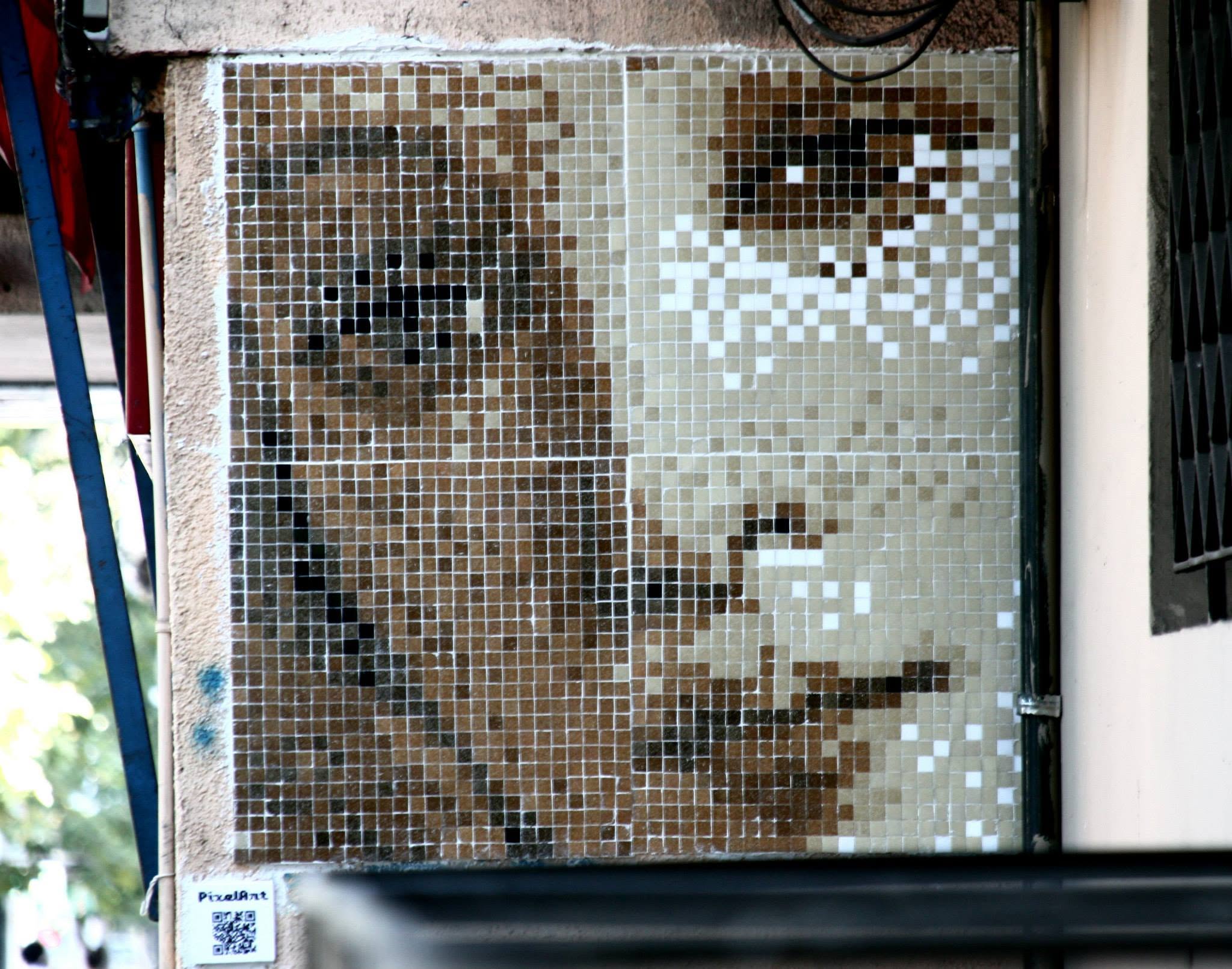 venus botticelli stretart mosaic pixelart 04