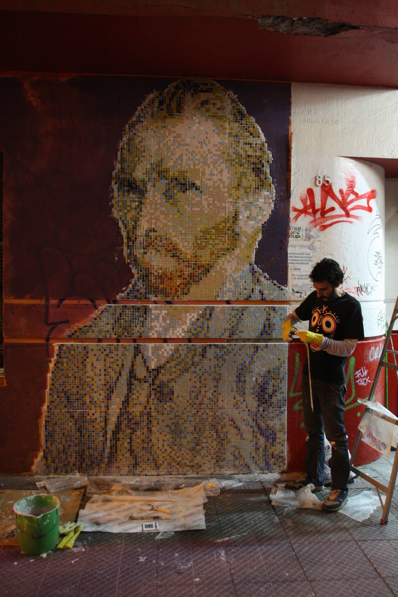 vincent van gogh by pixelart 04